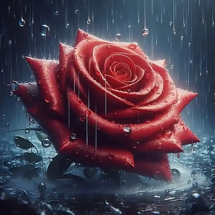 stylish rose dp